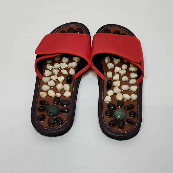 BYRIVER River Stone & Spa Massage Slipper Adjustable Unisex Size US 6/7 EUR 39 - Picture 4 of 8